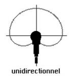 Un microphone unidirectionnel